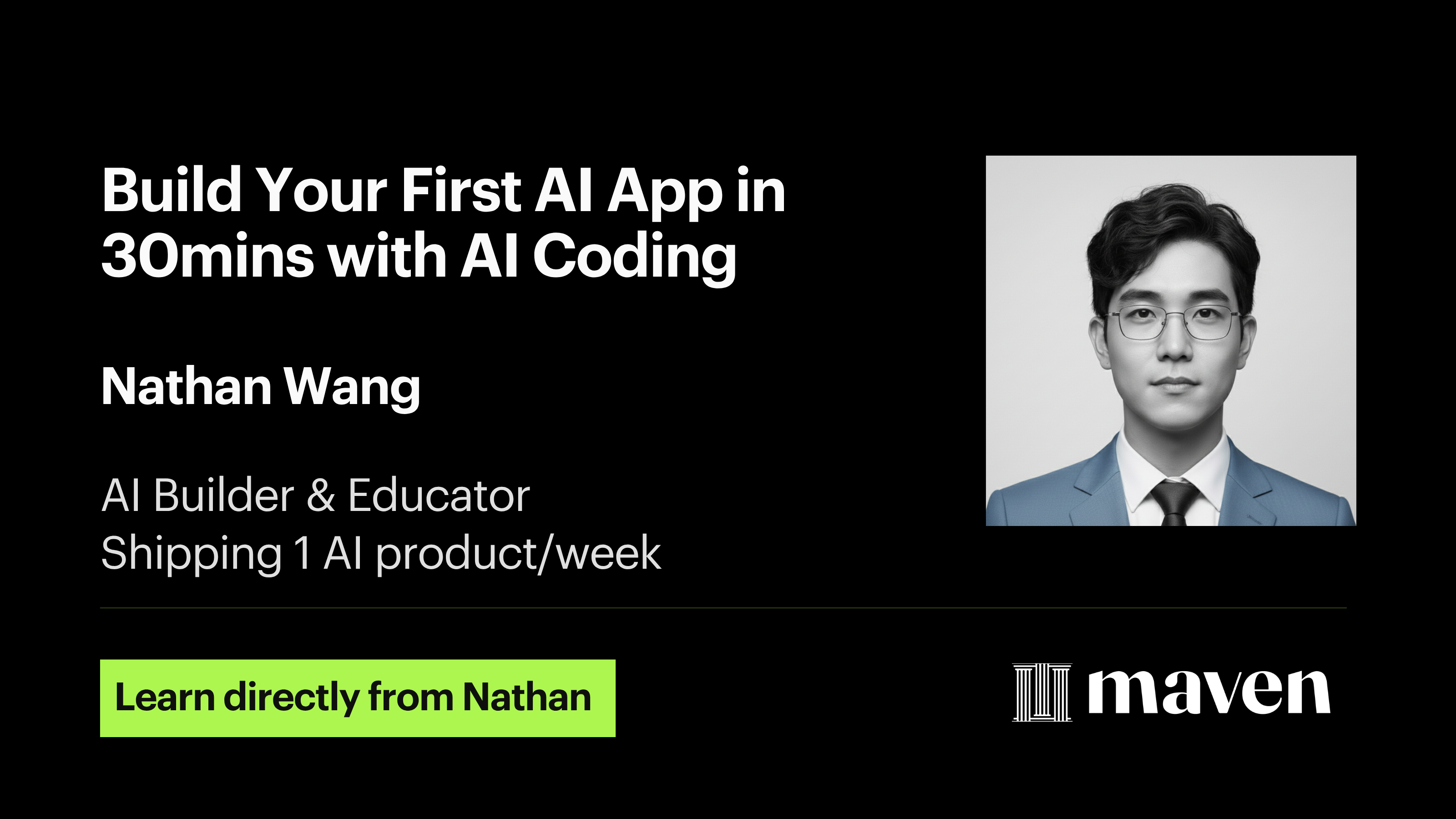 Build Your First AI App in 30mins