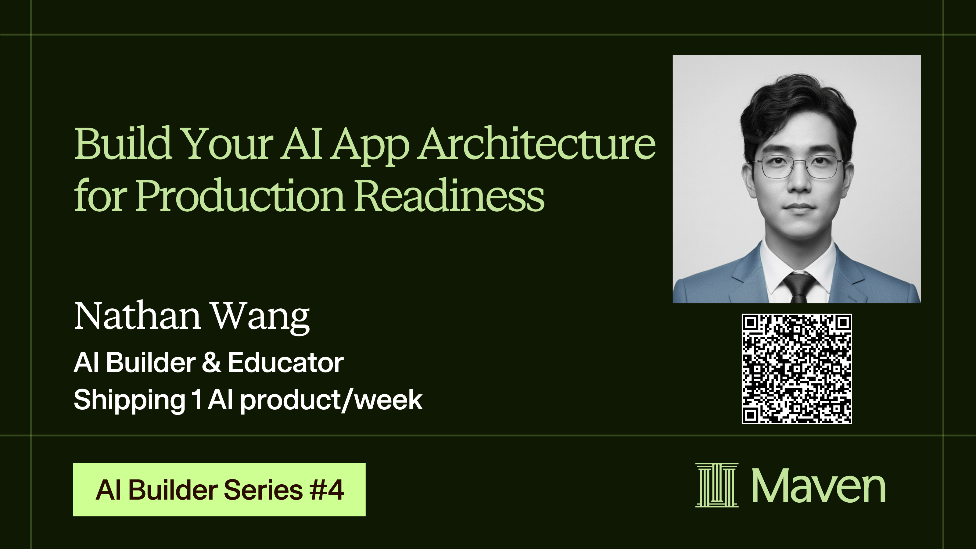 Build Your AI App Architecture for Production Readiness
