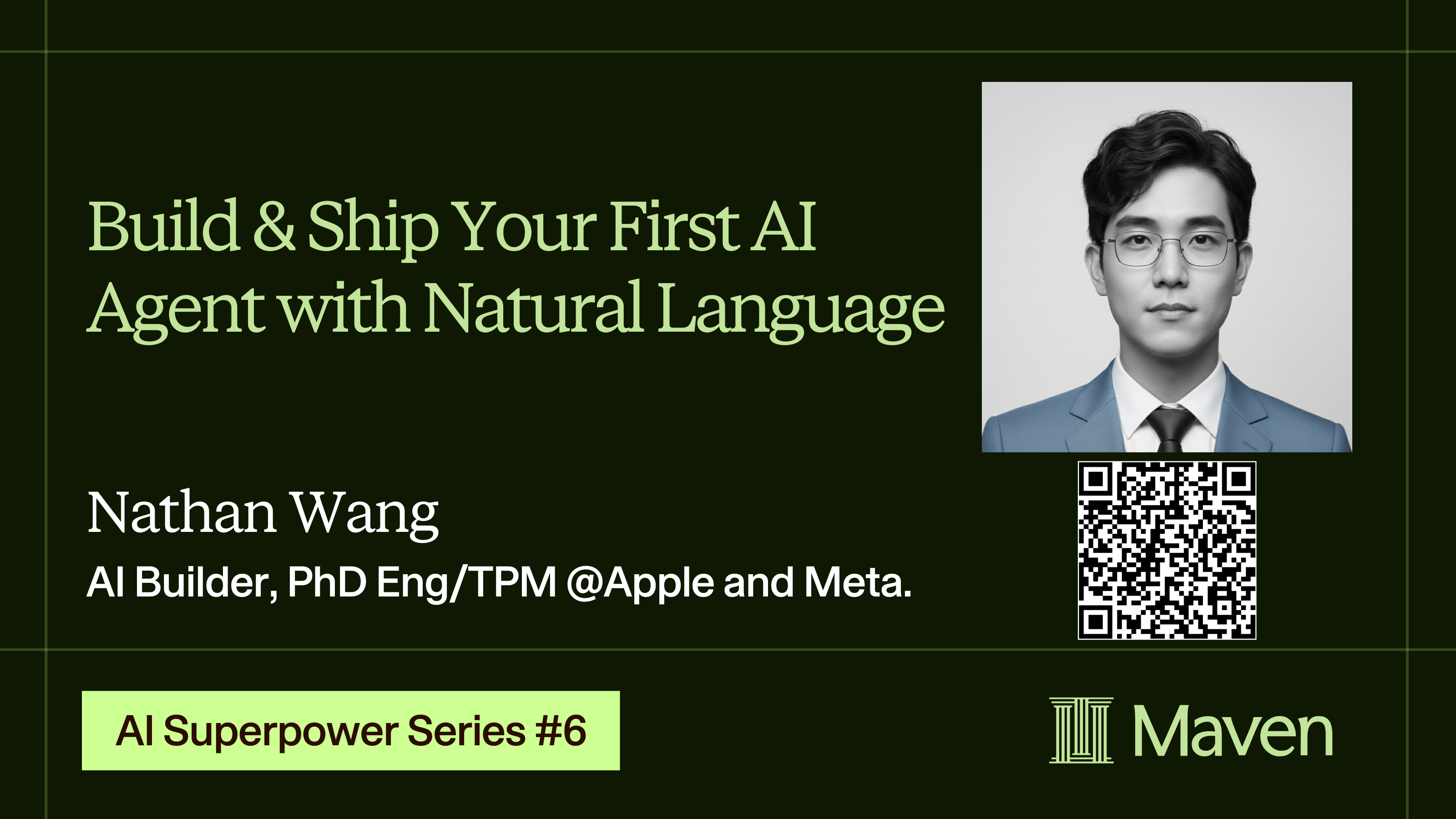 Build & Ship Your First AI Agent with Natural Language